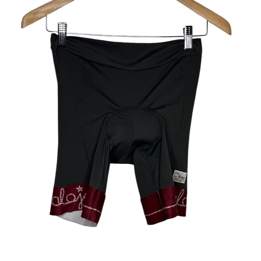 Maloja Brown Red Padded Cycling Bike Shorts Women Size L
